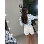 Camisa listrada azul