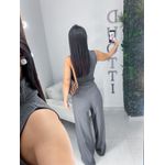 Calça alfaiataria íris cinza escuro