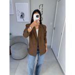 Blazer alfaiataria anne marrom