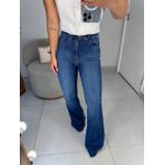 Calça flare jeans