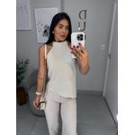 Conjunto alfaiataria Catarina areia