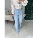 Wide leg elastano clara