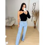 Wide leg elastano clara