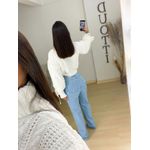 Wide leg elastano clara