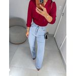 Wide leg elastano clara