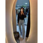Camisa Amélia acetinada preta