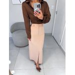 Saia alfaiataria rose