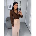 Saia alfaiataria rose