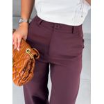 Calça alfaiataria Liza bordô