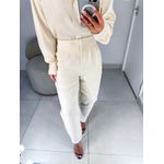 Calça alfaiataria Catarina creme
