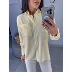 Camisa Maria amarelo claro