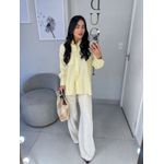 Camisa Maria amarelo claro