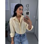 Camisa Loren amarelo claro