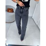 Wide leg elastano preta vintage