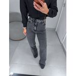 Wide leg elastano preta vintage