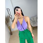 Body crepe lilás