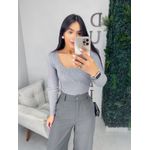 Body Tricot cinza