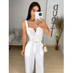 Cropped Vivian off white