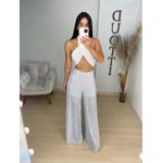 Calça paetê branca 