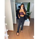 Calça veludo preta