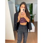Calça veludo preta