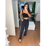 Calça veludo preta