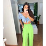 Cropped laise azul