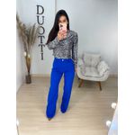 Wide leg sarja azul