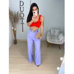 Pantalona alfaiataria Laura lilás