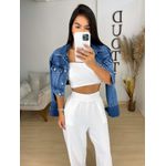 Cropped alcinha laise branco
