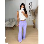 Pantalona alfaiataria Laura lilás