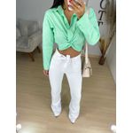 Calça flare branca