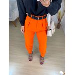 Calça cenoura laranja