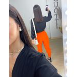 Calça cenoura laranja