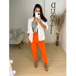 Calça cenoura laranja