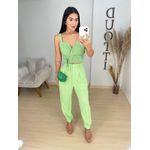 Calça viscolinho verde