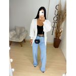 Cardigan Tricot branco