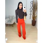 Wide leg sarja laranja