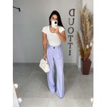 Calça alfaiataria lilás 
