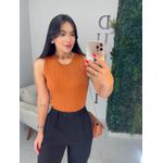 Blusa Tricot Maitê terracota 