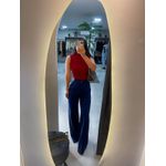 Calça alfaiataria íris azul