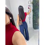 Calça alfaiataria íris azul