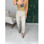 Calça alfaiataria Ester areia