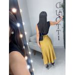 Saia Lorena acetinada dourada