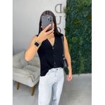 Colete Tricot preto