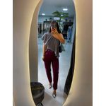Blusa babado cinza