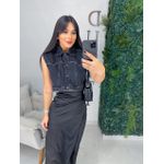 Colete jeans vintage