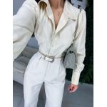 Camisa botões creme