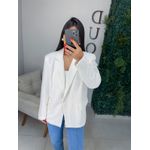 Blazer oversized branco