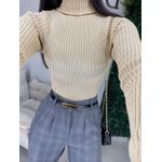 Body Tricot bege claro